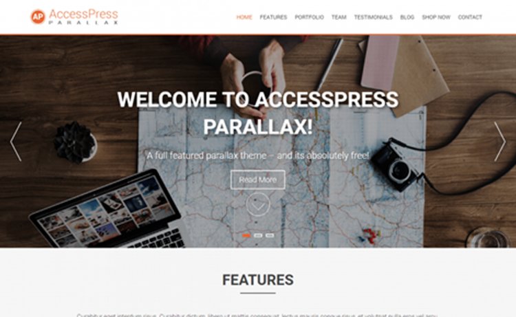 Darmowy motyw WordPress: AccessPress