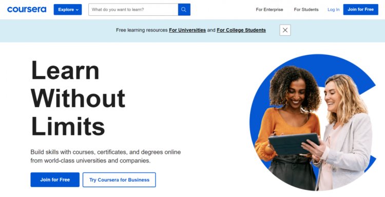 Coursera to jedna z 20 najlepszych stron do nauki programowania za darmo
