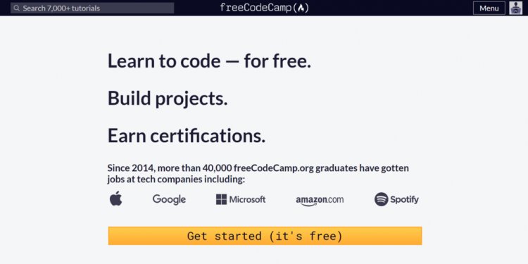 Free Code Camp to jedna z 20 najlepszych stron do nauki programowania za darmo