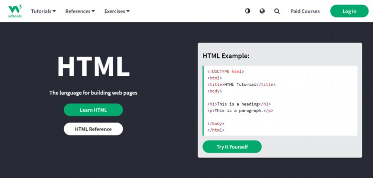 w3schools to jedna z 20 najlepszych stron do nauki programowania za darmo