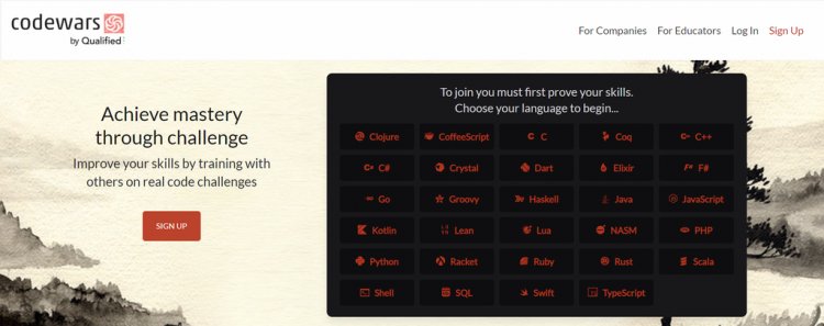 Codewars to jedna z 20 najlepszych stron do nauki programowania za darmo