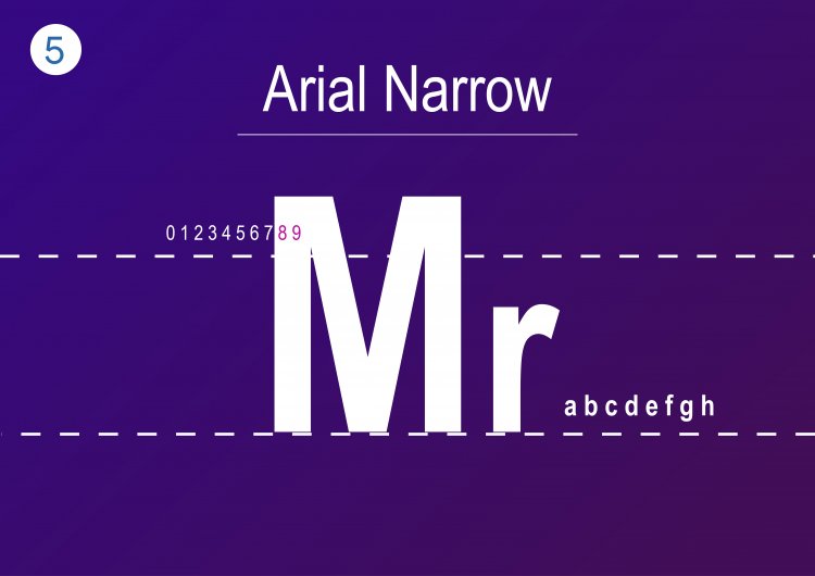 Arial Narrow