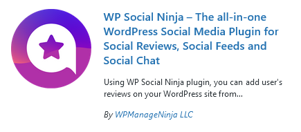 Najlepsze darmowe narzędzia dla blogera: WP Social Ninja
