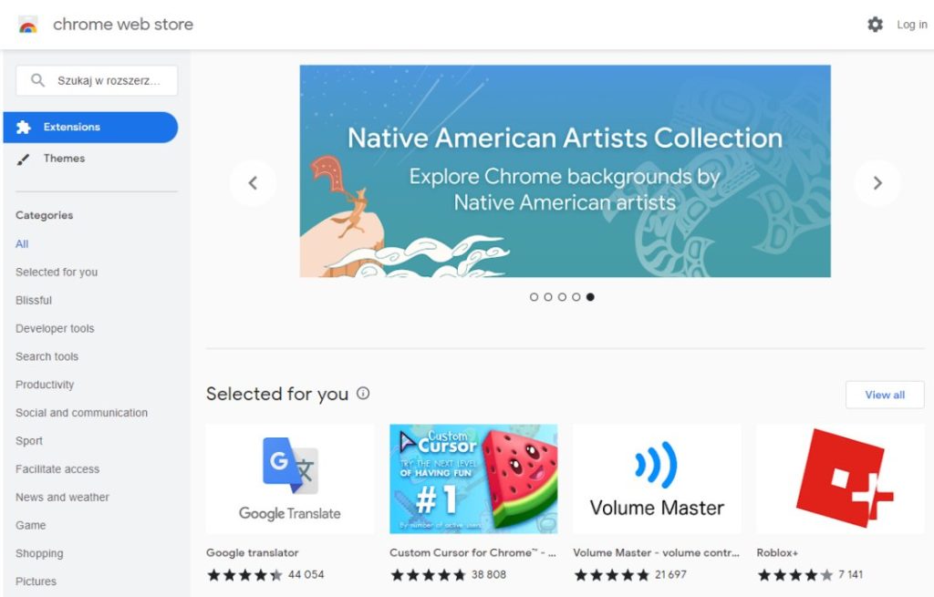 Chrome Web Store Extensions