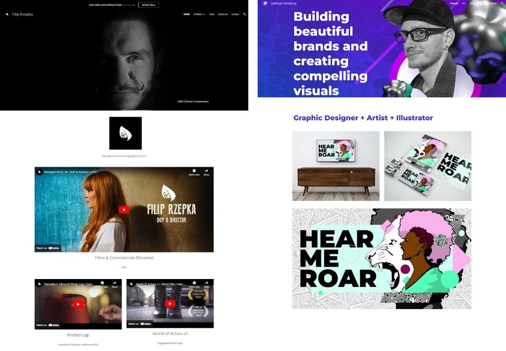 Best Google Sites Templates: Portfolio Example Construire une marque durable et forte