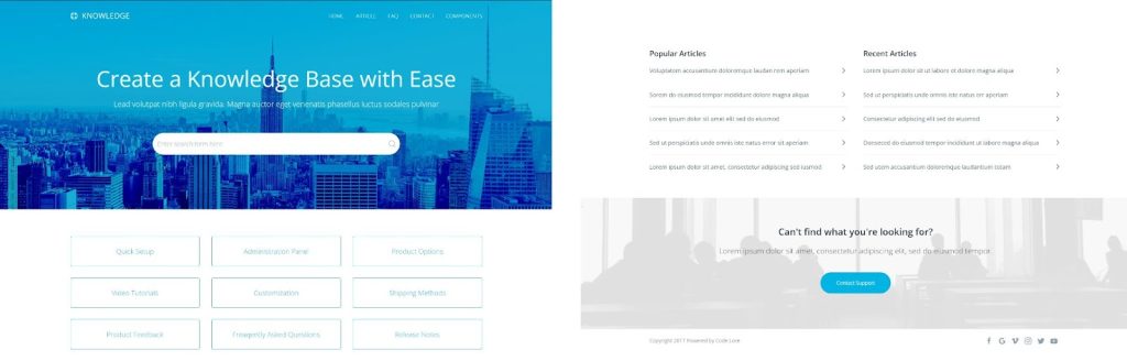 Best Google Sites Templates: Knowledge Base Base de connaissances