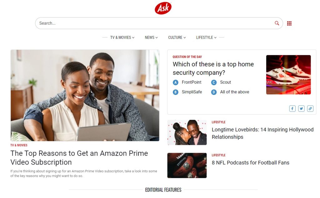 Поисковая система Ask.com