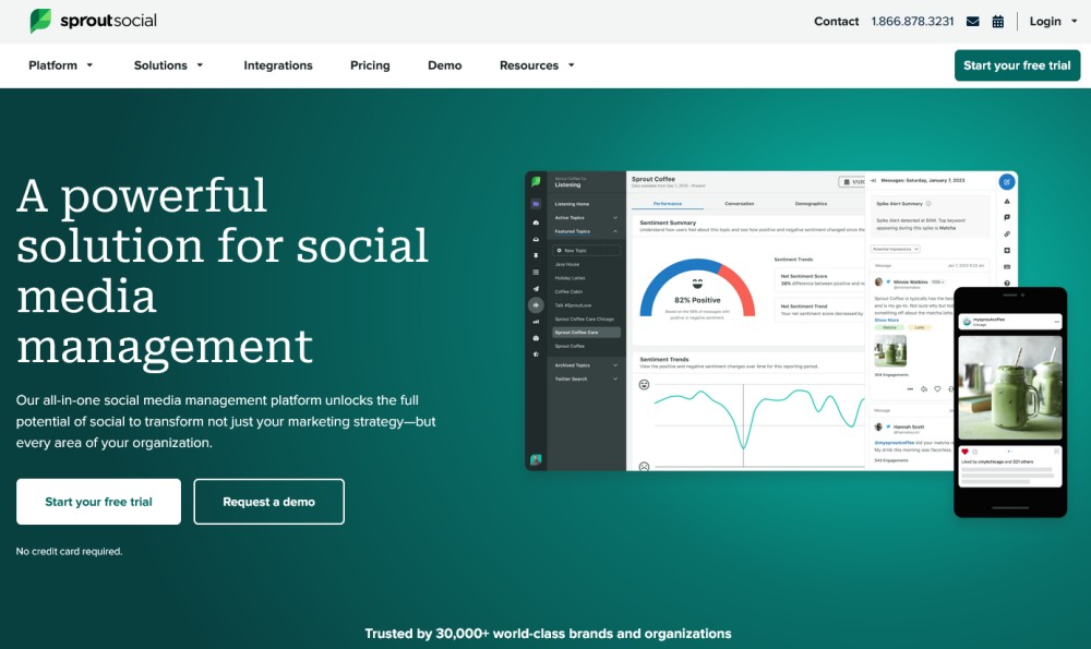 Outils de planification efficaces pour les réseaux sociaux : Sprout Social