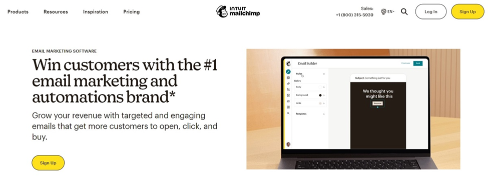 Mailchimp – najlepszy do e-mail marketingu