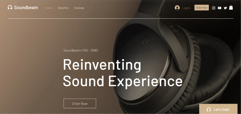 Soundbeam - Music eCommerce Website Templates