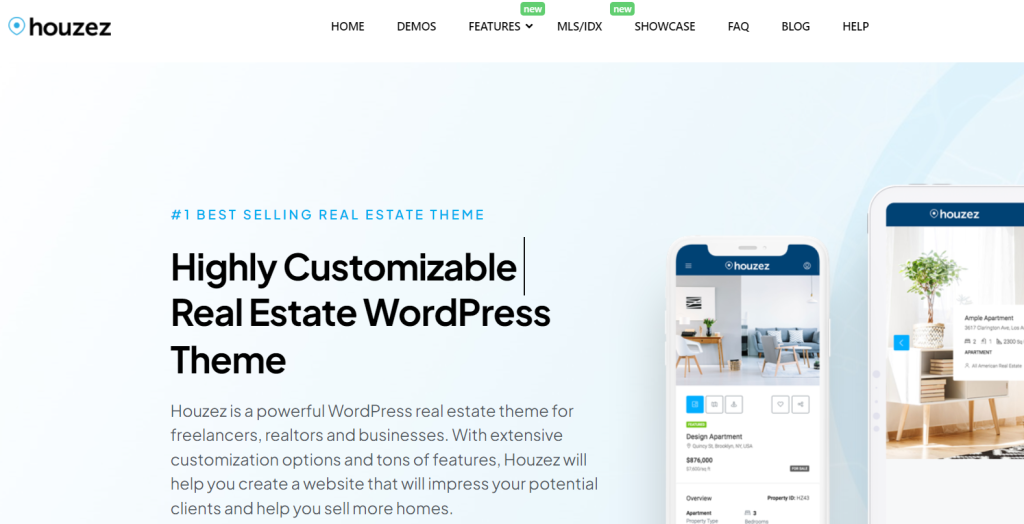 Houzez - Темы WordPress для недвижимости