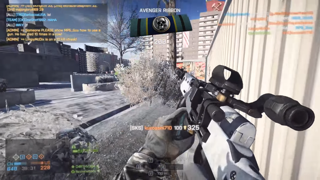 أسلحة Battlefield 4 بنادق القنص المخصصة (DMR): SKS