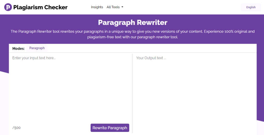 Paragraph Rewriter. 15+ Tool di Scrittura Per il tuo Blog nel 2024