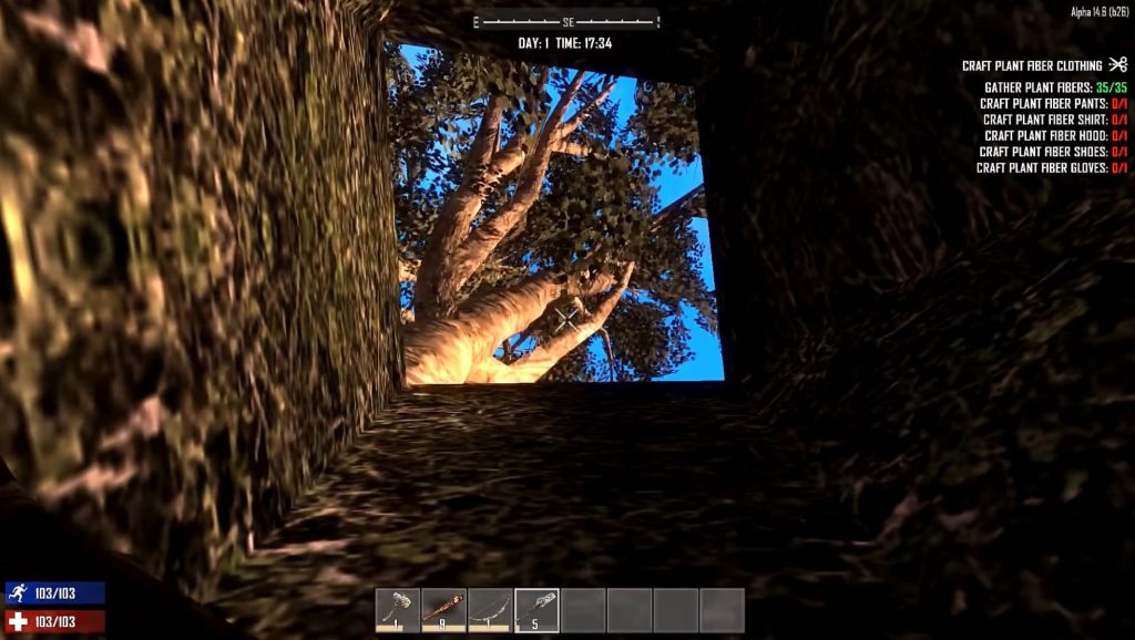 INSIDE THE SHELTER 7 days to die