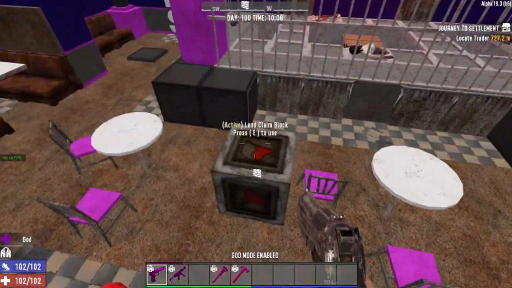 Landanspruchblöcken in 7 days to die