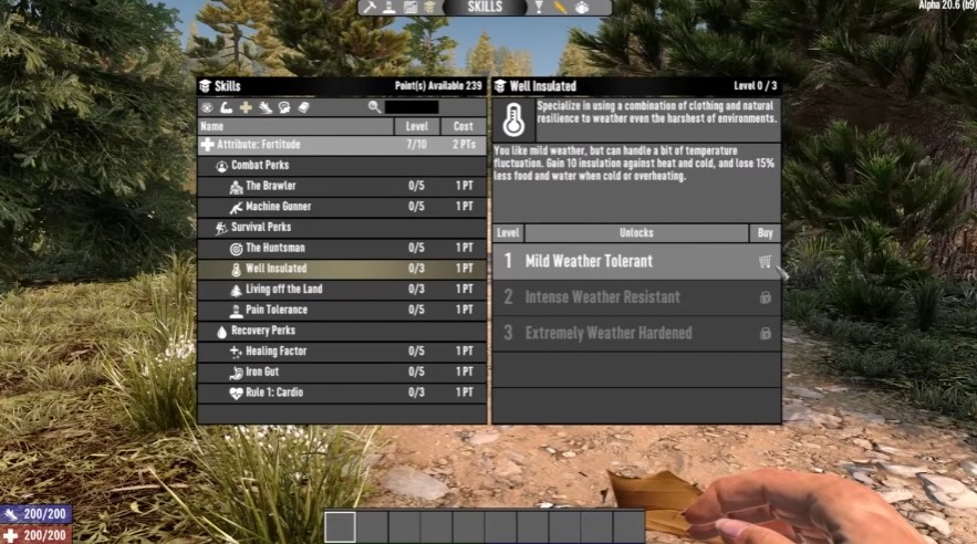 selecting well insulated perk