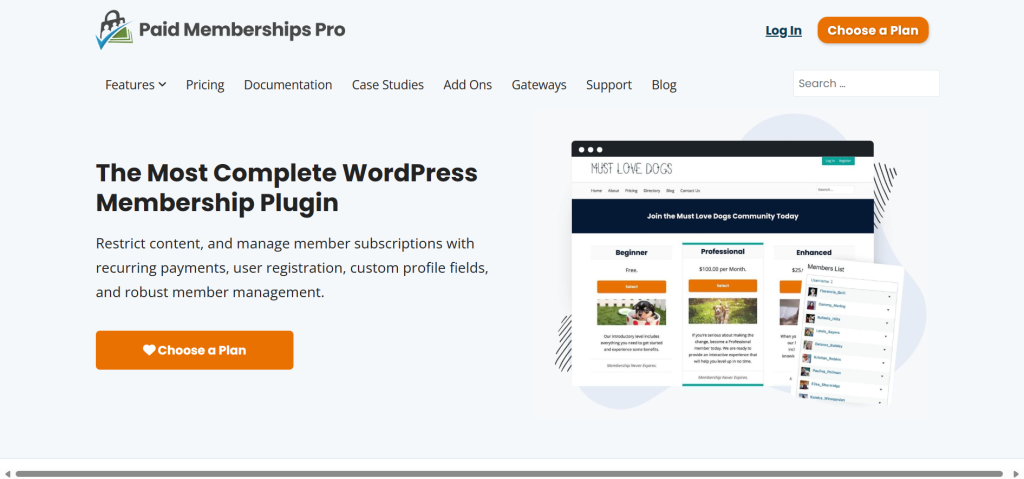 Paid Memberships Pro