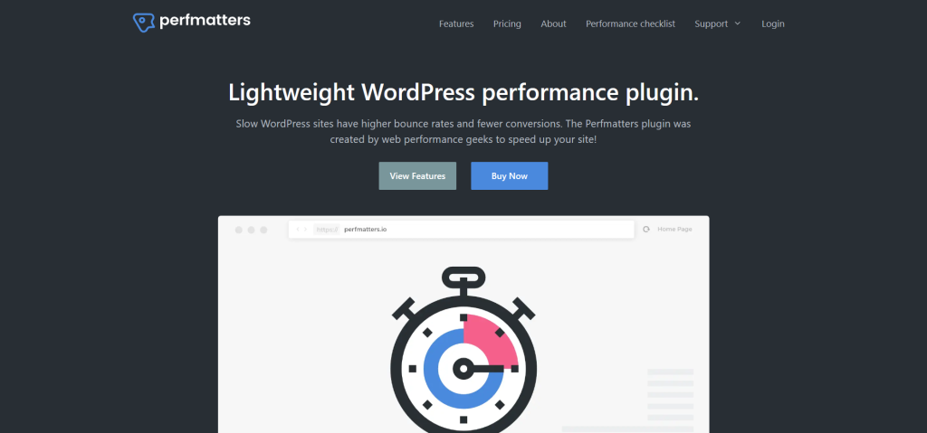 Perfmatters – Le meilleur plugin de performance WordPress