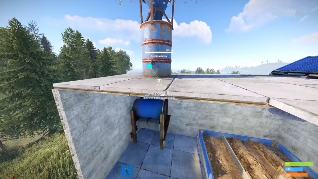 управление жидкостью в rust