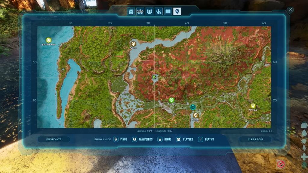 fishing location