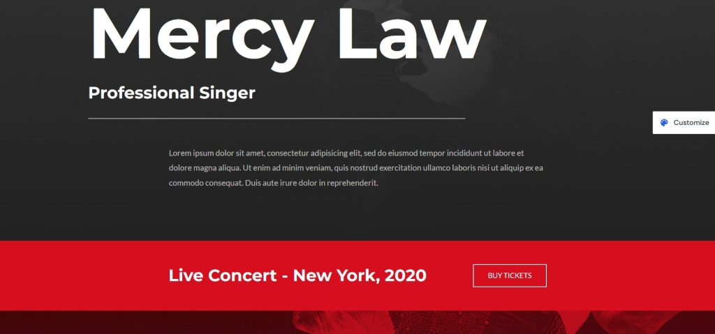 Astra Musician WordPress Music Theme
