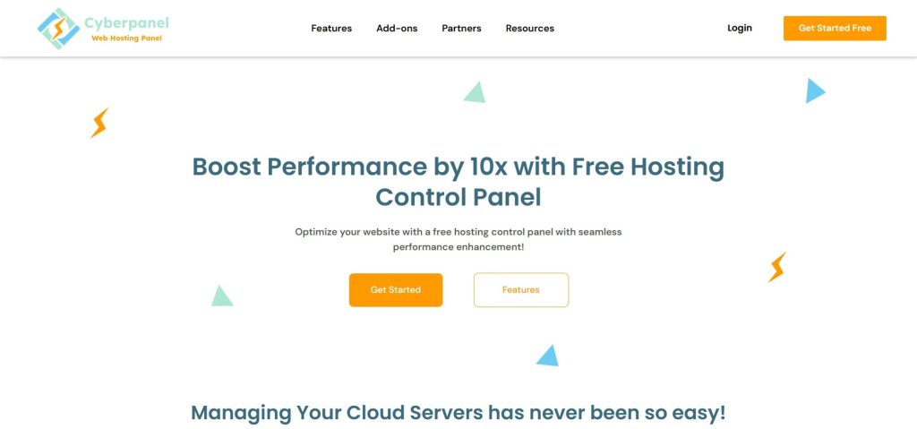 CyberPanel 호스팅 제어판