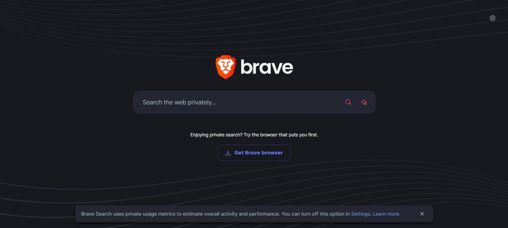 brave search
