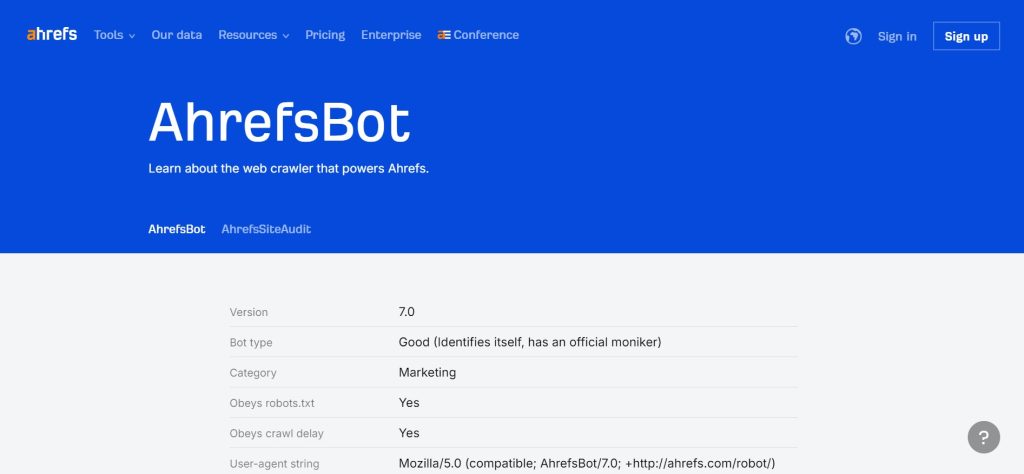 AhrefsBot