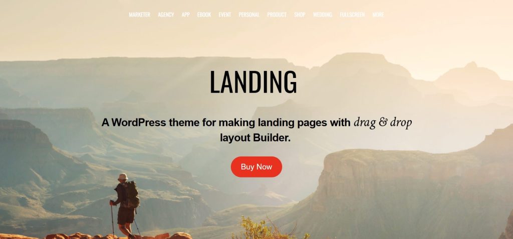 Landing WordPress 테마