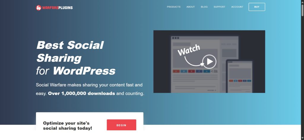 Plugin Social Warfare Social Media per WordPress