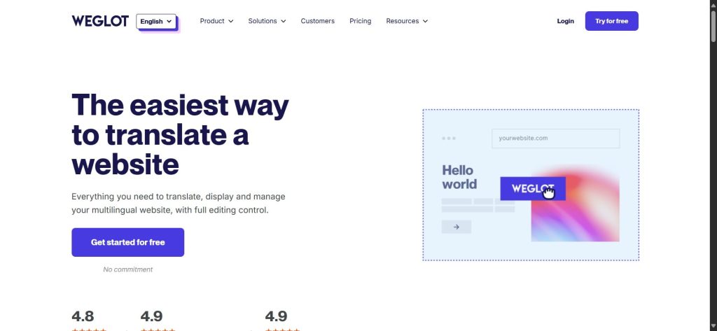 إضافة Weglot للترجمة على WordPress