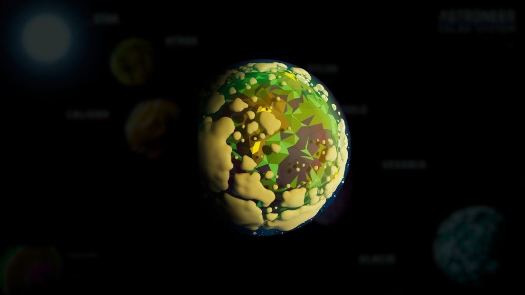 Atrox planet in Astroneer