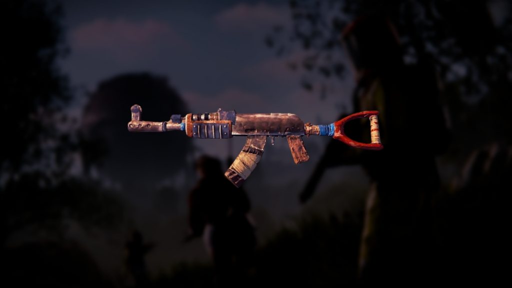 Штурмовая винтовка ak в Rust