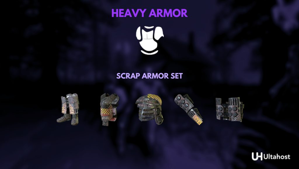 Conjunto de Armadura de Sucata em 7d2d