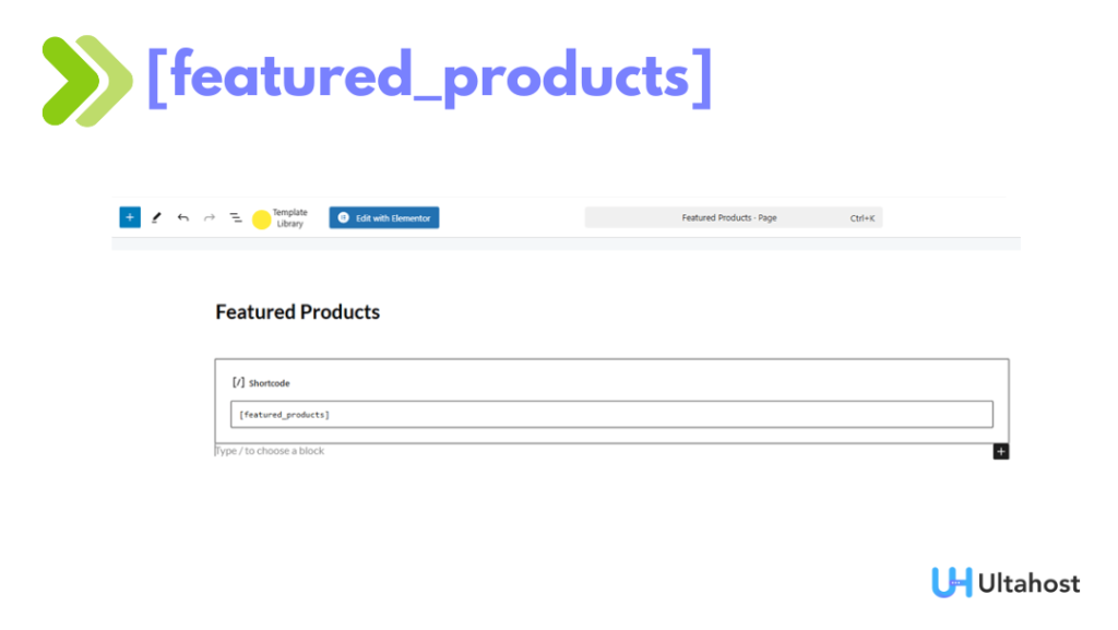 featured product woocommerce shortcode