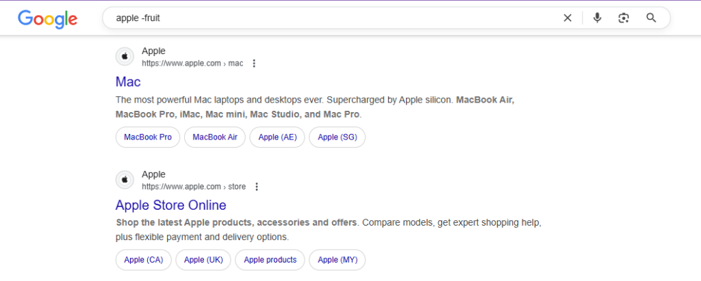 minus google seo