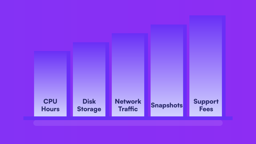 عوامل تَسعير خِدمة Google Cloud VPS