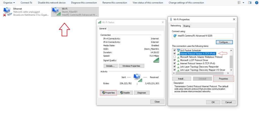 wifi setting