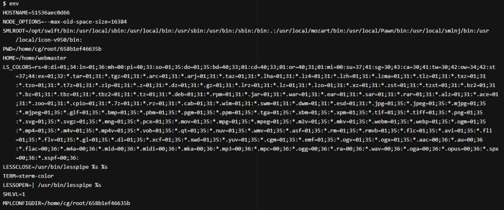 environment variable Linux
