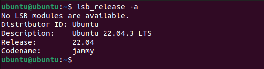 lsb release