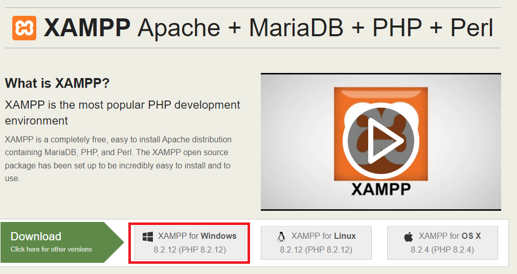 Download XAMPP