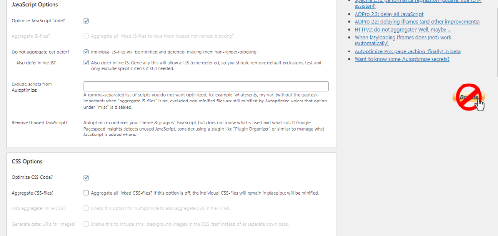 Minify JS and CSS