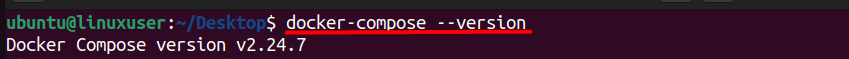Install Docker Compose