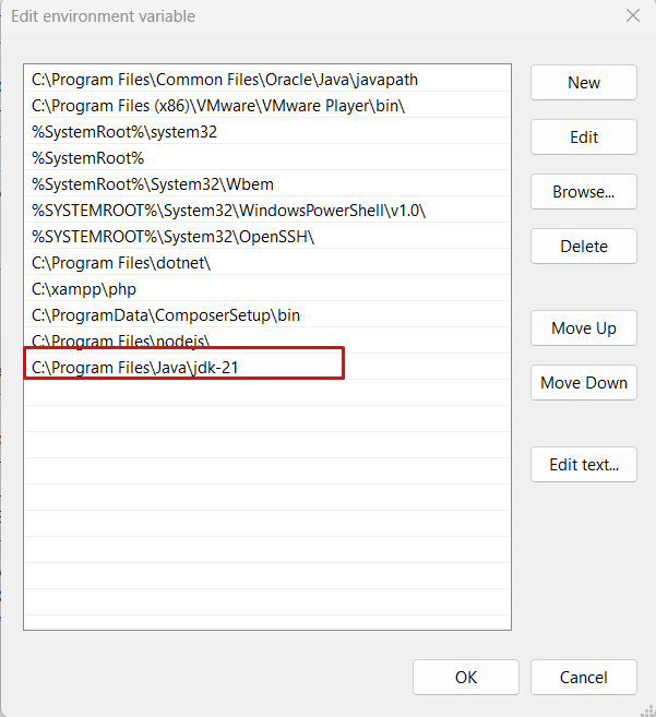 java environment setup