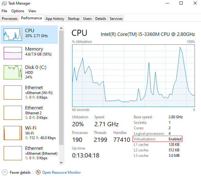enable virtualization
