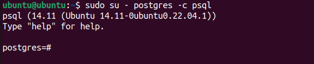 postgresql shell