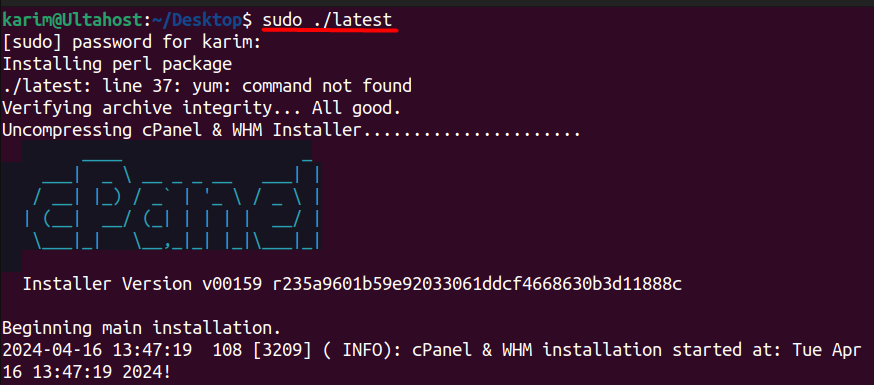 How to Install cPanel on Ubuntu