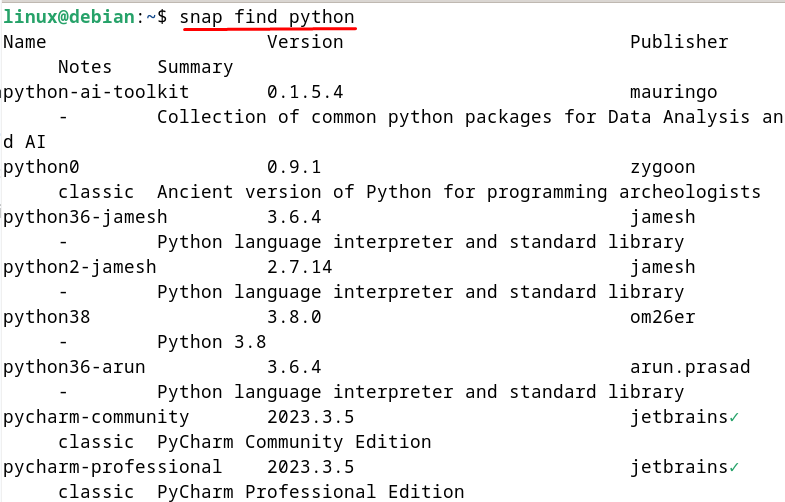 Install Python on Debian