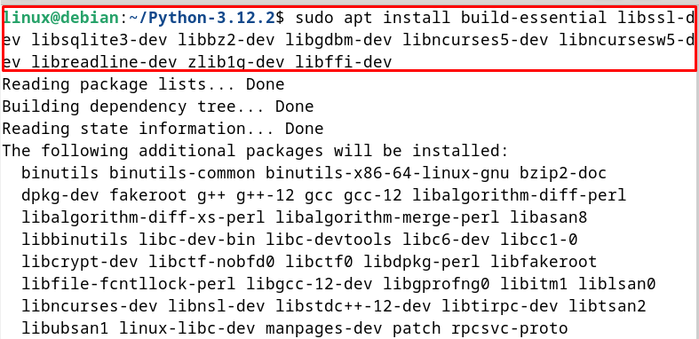 Installing Python Directly from the Source