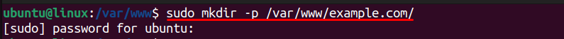 Virtual Hosts on Ubuntu